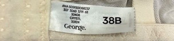 Бюстгальтер George · розмір 38B