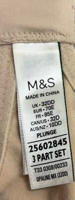 Бюстгальтер M&S · розмір UK 32D / EUR 70E