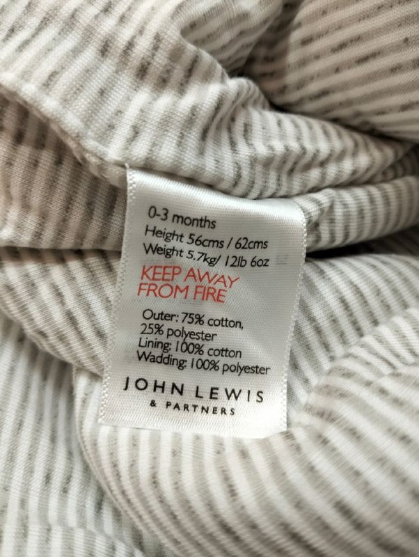 Комбінезон John Lewis · розмір 0- 3 місяці