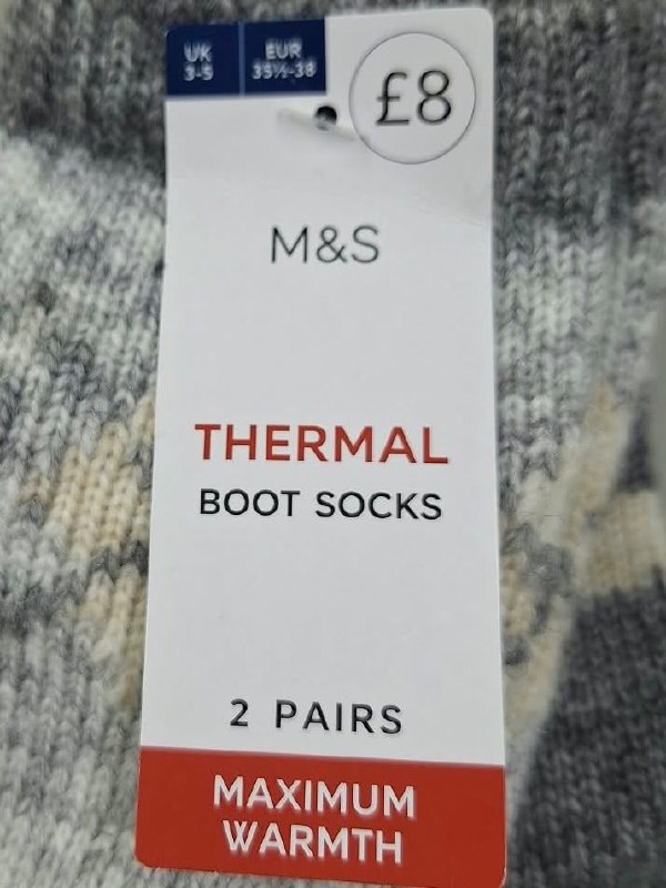 Шкарпетки M&S 2 пари · розмір UK 3-5