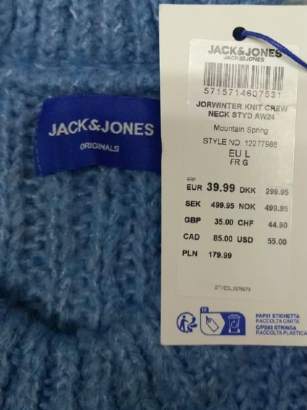 Светр Jack Jones · розмір L