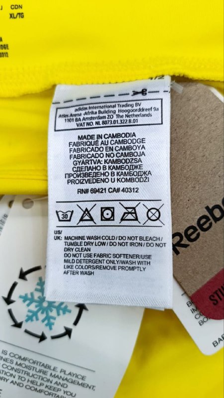 Легінси капрі Reebok · розмір и:XL