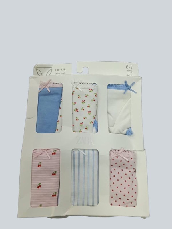 Білизна (6 од.) ZARA · розмір 6-7 років