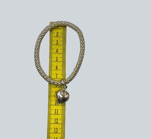 Браслет із підвіскою-сердечком · розмір one size