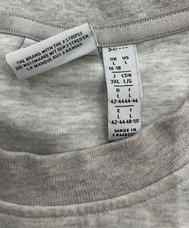Світшот вкорочений Adidas · розмір L