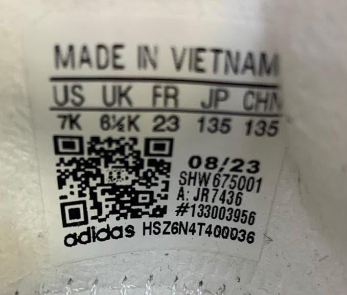 БалеткиAdidas · розмір 6½K(UK)