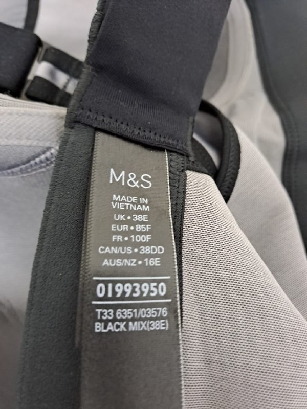 Спортивний бюстгальтер M&S · розмір UK38E