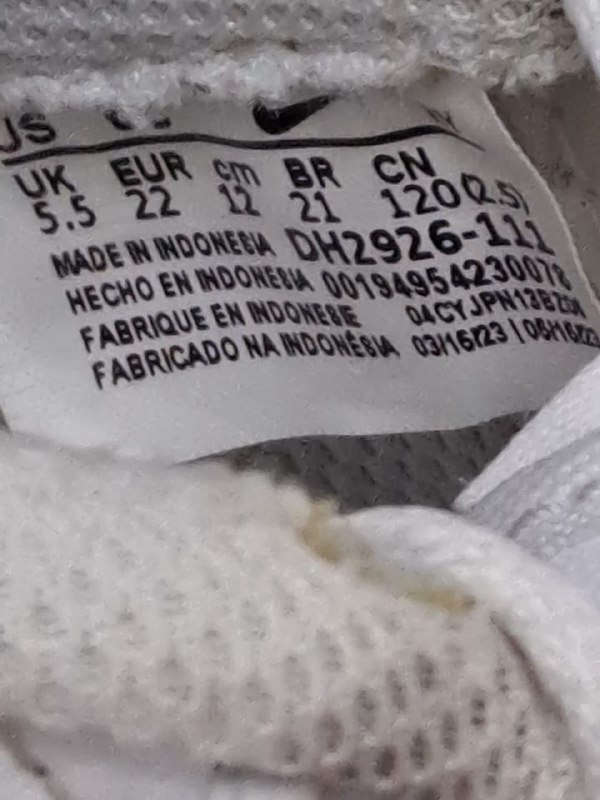 Кросівки NIKE · розмір UK5,5