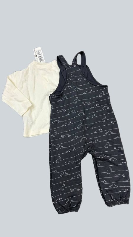 Комплект M&S (кофта + комбінезон) · розмір 12–18 місяців