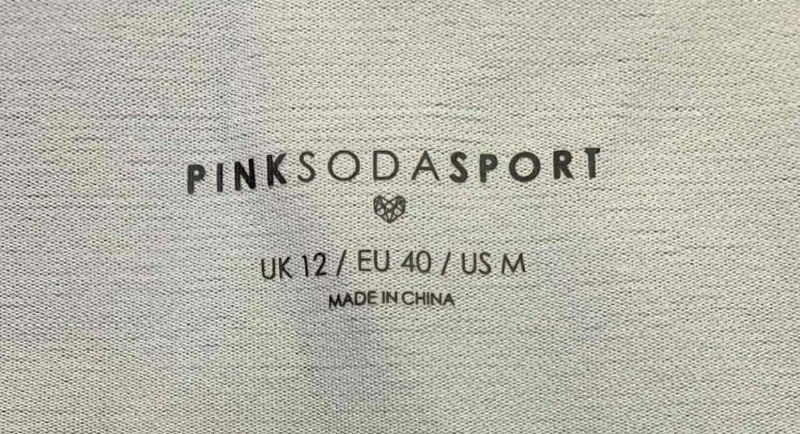 Топ з довгими рукавом PINK soda SPORT · розмір 12(UK),40(EU)
