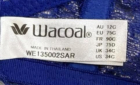 Бюстгальтер Wacoal · розмір 34C (UK) / 75C (EU)