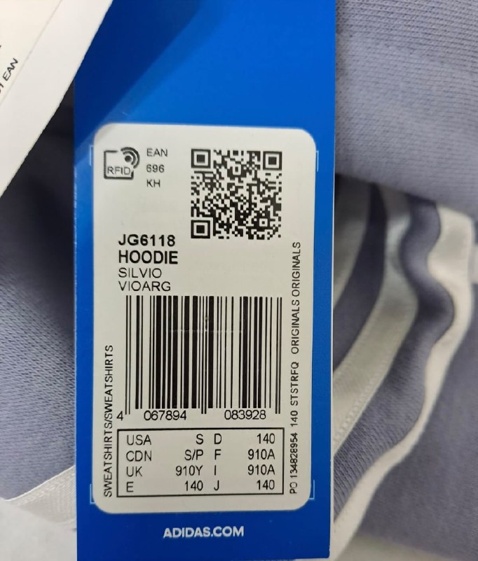 Худі Adidas · розмір 9-10 років