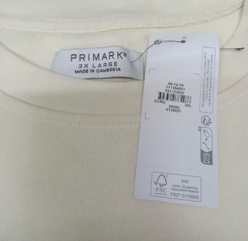 Світшот Primark · розмір 3XL