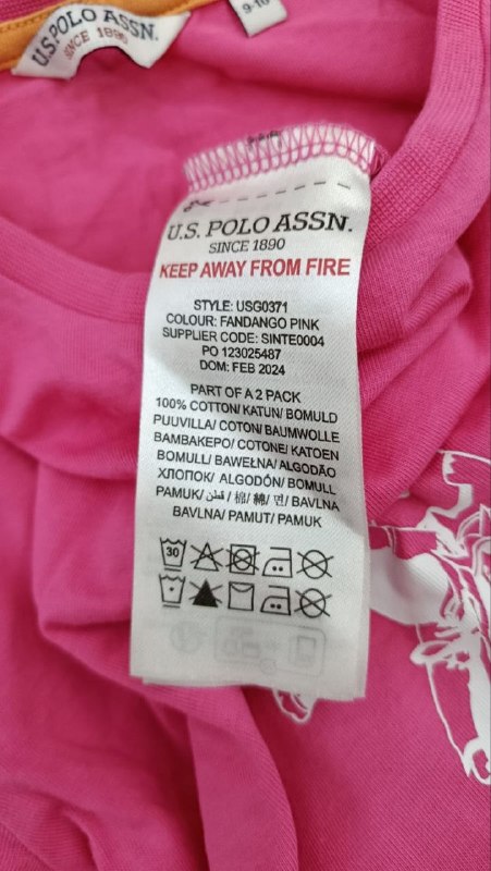 Футболка Polo.Assn. · розмір и:9-10 років
