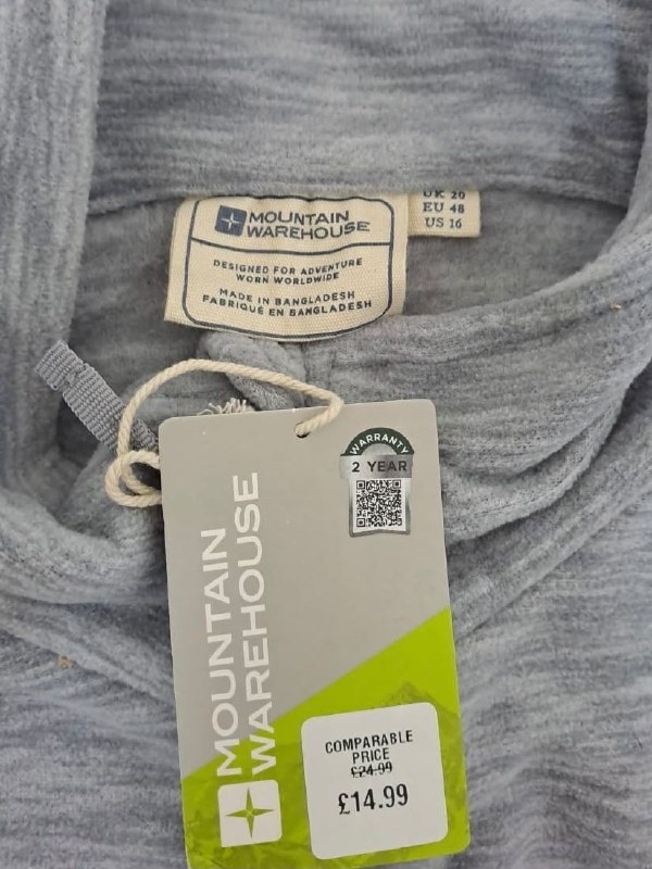 Пуловер Mountain Warehouse · розмір UK 20