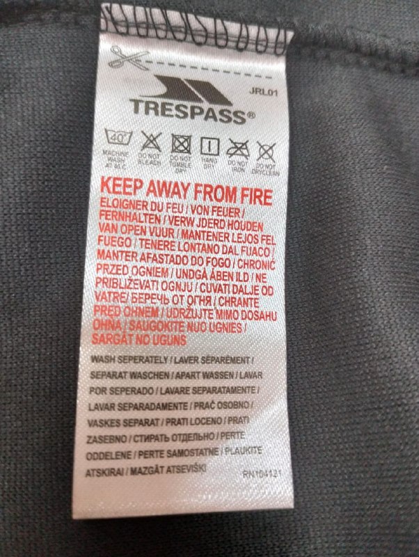 Кофта флісова TRESPASS · розмір XL