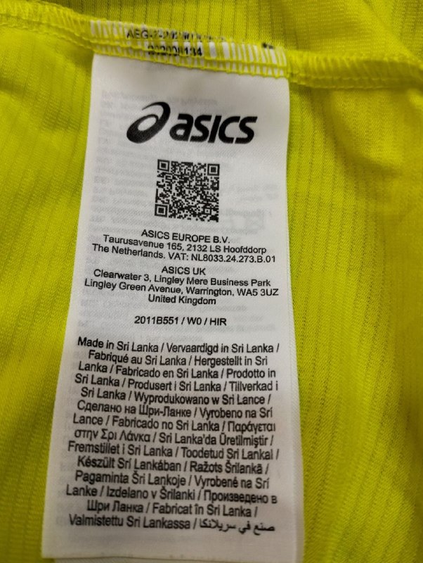 Футболка ASICS · розмір S