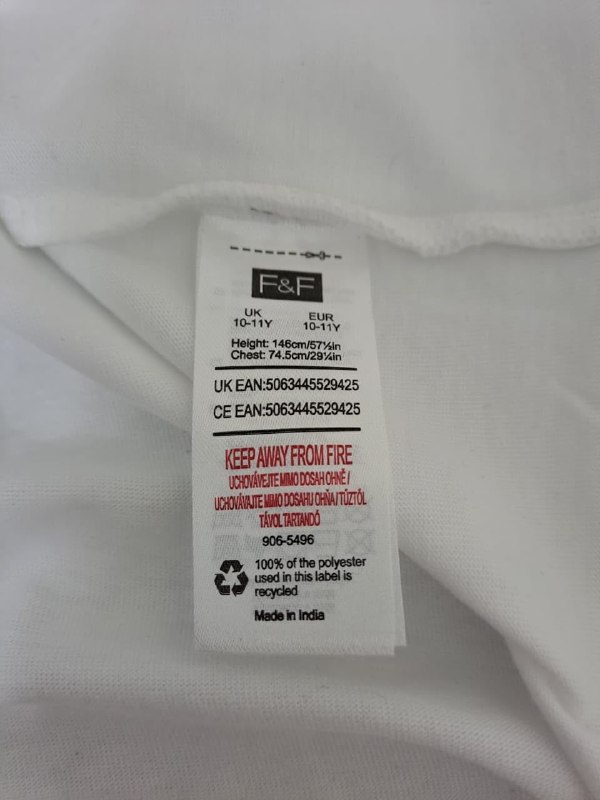 Футболка F&F · розмір 10-11 років