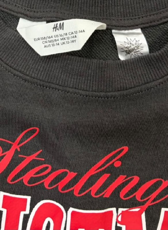 Світшот H&M · розмір 12–14 років / EUR 158–164