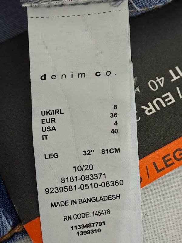 Джинси denim co · розмір UK/RL 8