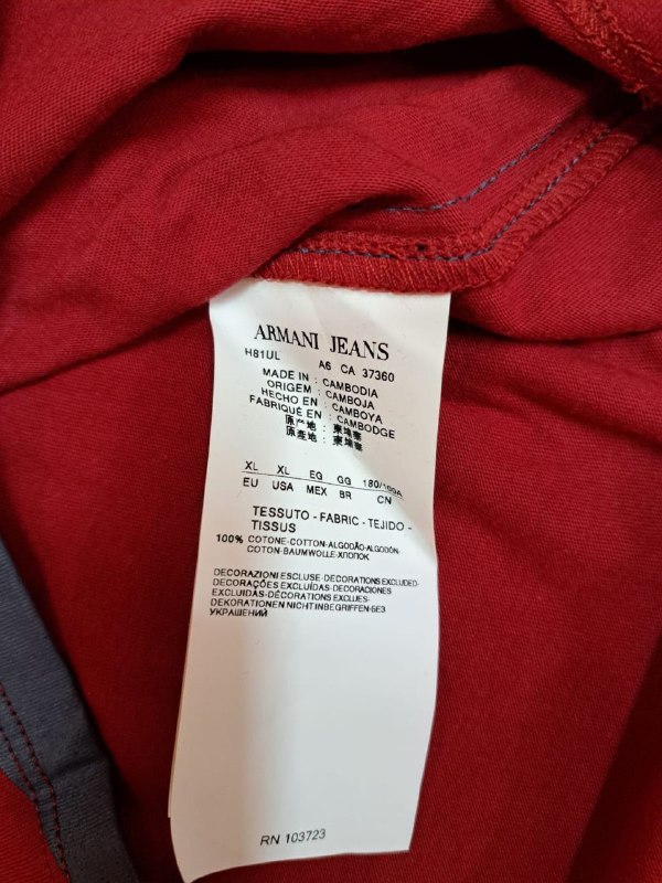 Футболка ARMANI JEANS · розмір XL