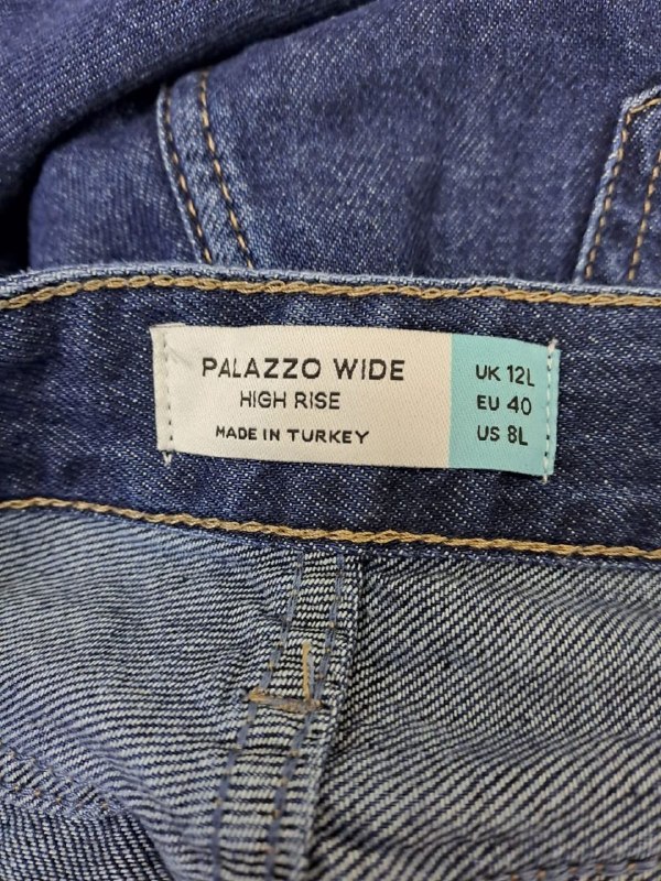 Джинси PALAZZO WIDE · розмір UK 12L