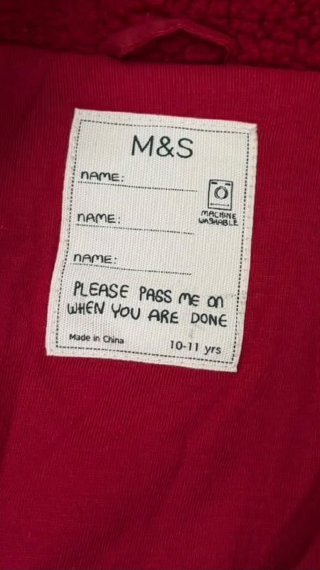 Флісова кофта M&S · розмір 10–11 років / 146 см